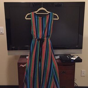 Colorful midi dress - Anthropologie
